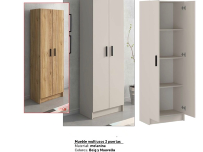 Armario multiusos dos puertas